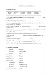 English Worksheet: TOEFL Vocabulary Exercise (Bruce Rogers)