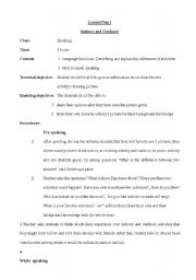 English Worksheet: indoor activity
