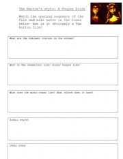 English Worksheet: Some Characteristics