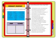 English Worksheet: Present Perfect