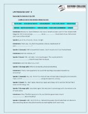 English worksheet: UPSTREAM B2-UNIT  9-Tapescript for Exercise 3 (p.159)