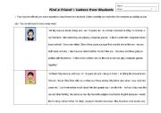 English worksheet: Find a friend_different uses of like