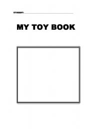 English worksheet: MY TOY BOOK