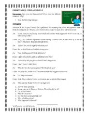 English Worksheet: Past Simple language awareness