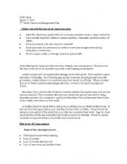 English Worksheet: Lesson Plan