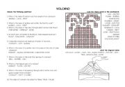 English Worksheet: Volcanos