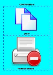 English Worksheet: Computers 8: flash-cards