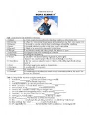 English Worksheet: Bruce Almighty - video activity