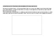 English worksheet: Pairwork on house vocabulary