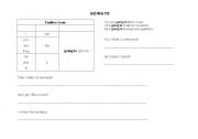 English Worksheet: going to
