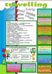 English Worksheet: travelling