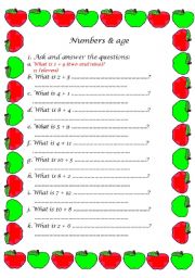 Numbers&age