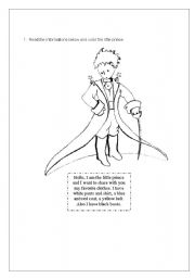 English worksheet: The little prince