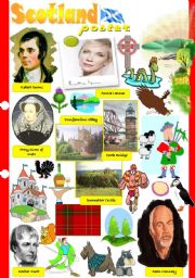 English Worksheet: Scotland poster