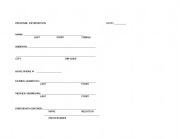 English worksheet: personal information