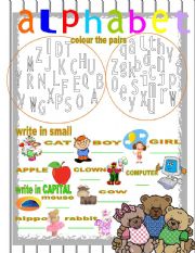 English Worksheet: alphabet