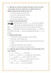 English Worksheet: Computers