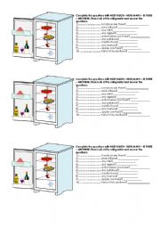 HOW MUCH / HOW MANY refrigerator COUNTABLE / UNCOUNTABLE Quantifiers