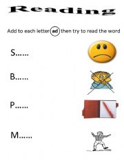 English worksheet: Reading