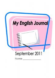 English Worksheet: My English Journal 