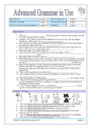 Advanced Grammar in use 3 pages/6 exercise