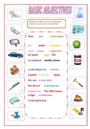 NOUNS and ADJECTIVES