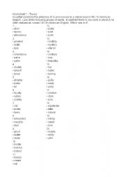 English Worksheet: Theory1