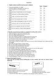 English Worksheet: Printable