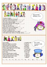 English Worksheet: Question Tags II