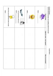 English Worksheet: Favorite movies exercise (writing and discussion)