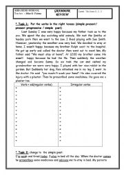 English Worksheet: grammer