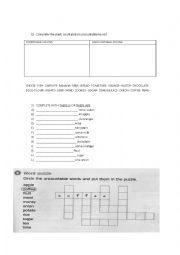 English Worksheet: countable anduncountable nouns