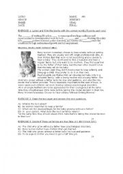 English Worksheet: TEST ABOUT WORKING WOMEN