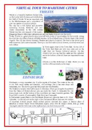 London, Edinburgh, Trieste: a Virtual Tour to Maritime Cities