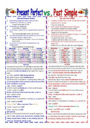 English Worksheet: Present Perfect vs. Past Simple 