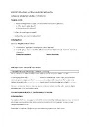 English Worksheet: Virtual school