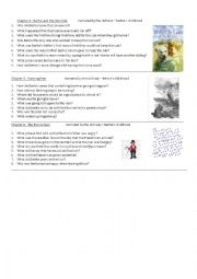 English Worksheet: Butterfly Lion Chapter 4-6