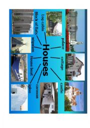 English Worksheet: Houses