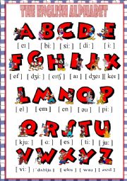 The English Alphabet *** with Mickey Mouse and Friends