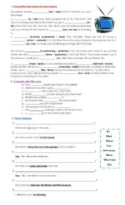 Practising tenses - Prepositions - pronouns and the formulation of questions