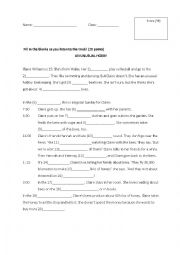 English Worksheet: Listening-An Unusual Hobby