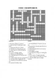 TOEIC Crossword 1