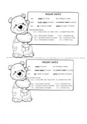 English Worksheet: PRESENT SIMPLE