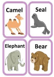 English Worksheet: Circus animals