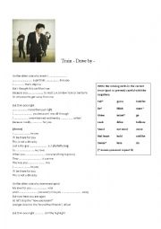 English Worksheet: Song 