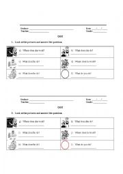 English Worksheet: simple present