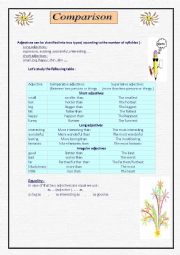 English Worksheet: COMPARISON