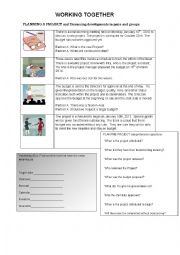 English Worksheet: Project Management Part IA