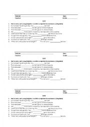 English Worksheet: modal verbs quiz