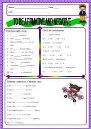 English Worksheet:  to be for new students